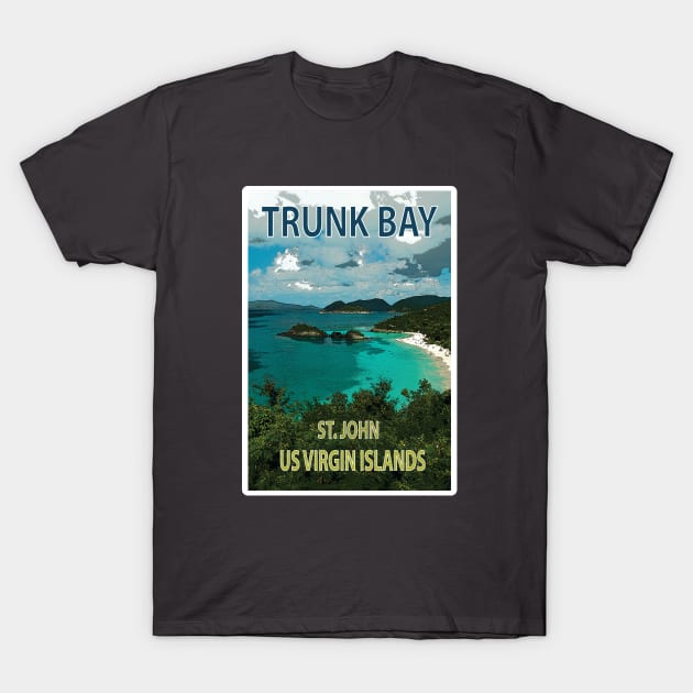 Trunk Bay poster T-Shirt by Nicomaja